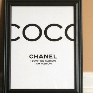 Wall Art -  Coco Chanel